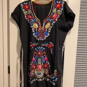 Mexican flowers dress size large